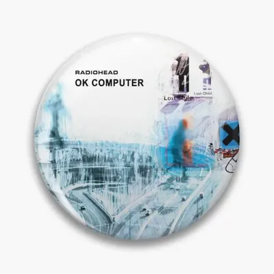 Radio Album Cover 2 Hq Soft Button Pin Fashion Funny Clothes Hat Cartoon Collar Lover Cute Lapel