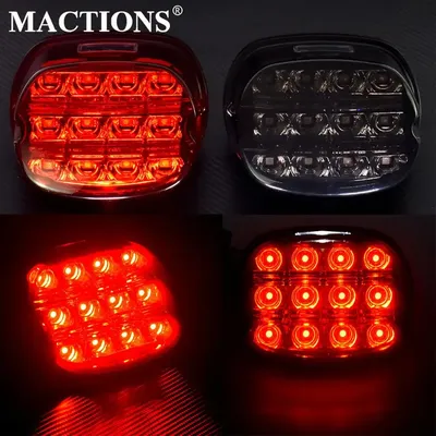 Motorcycle Led Brake Tail Light Fits For Harley Touring Electra Glide Road Glide Softail Sportster