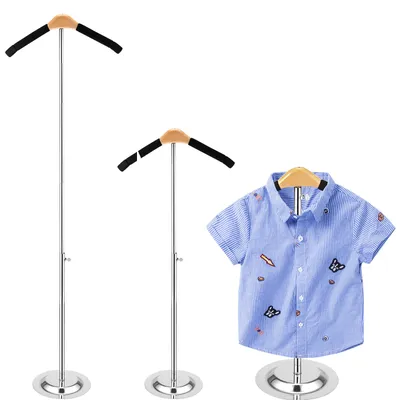 Adjustable T Shirt Display Stand Flexible Shoulder Stand Shirt Rack Portable Garment Coat Holder Multipurpose Hanging Clothing