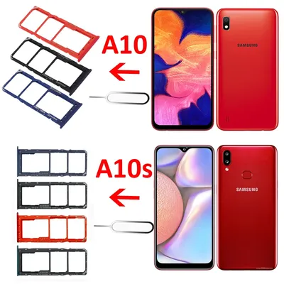 SIM Card Slot Holder For Samsung Galaxy A10 A10s A105 A105F A105G A105FN A107F A107 Phone SIM Chip