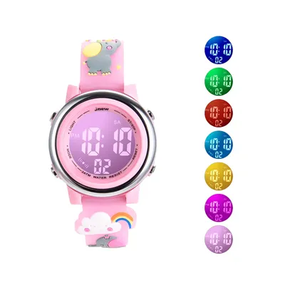 UTHAI H120 Children's Cartoon Sports Watch Alarm Clock 30M Waterproof Kids SmartWatch Student Boys