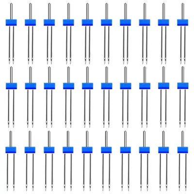 IMZAY 20PCS Sewing Machine Needles Double Twin Needles 2.0/90 3.0/90 4.0/90 Sewing Needles for Most
