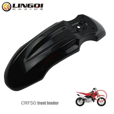 LINGQI CRF50 Front Fender Motorcycle Mudguard Pit Dirt Bike Mud Guard Plastic Body Cover for CRF 50