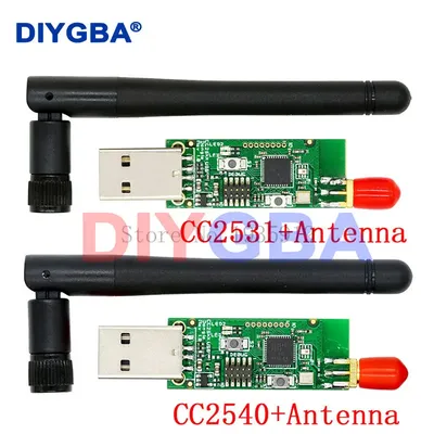 Wireless Zigbee CC2531 CC2540 Sniffer Bare Board Packet Protocol Analyzer USB Interface Dongle