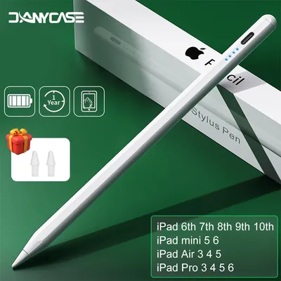 For iPad Pencil 2025 M3 Stylus Pen for Air 6 M2 Pro M4 with Palm Rejection Tilt for iPad Pro 11 12.9