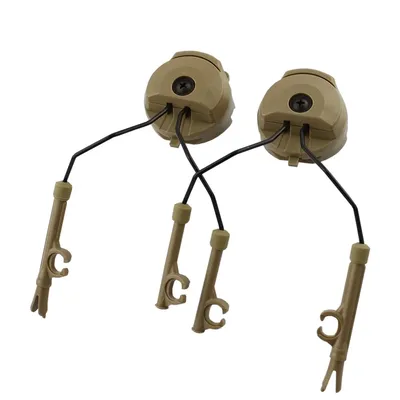 Tactical Headset Bracket Fast Ops Core Helmet ARC Rail Adapter Set Comtac II Series Military Noise