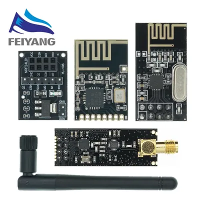 NRF24L01+ 2.4G wireless data transmission module 2.4GHz NRF24L01 upgrade version NRF24L01+PA+LNA