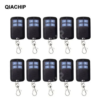 QIACHIP RF 433 MHz 4 CH Button EV1527 Remote Control Switch RF Transmitter Wireless For Smart Home