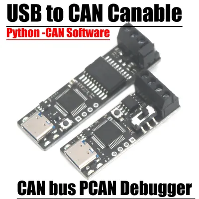 TYPE-C USB to CAN Canable Conversion CAN bus PCAN Debugger data Module support Software Python