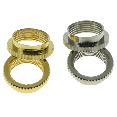 KAISH 2x Fine Knurled Deep Nut Guitar Toggle Switch Nut for Switchcraft on Some Gibson Guitars