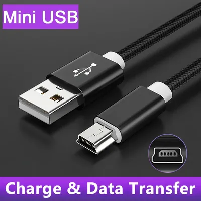 Mini USB Type A Male to Mini USB Charge Data Cord For Hero 3+,PS3 Controller MP3 MP4 Player Car DVR
