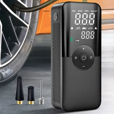 CARSUN Rechargeable Air Pump Tire Inflator Portable Compressor Digital Cordless Car Tyre Inflator