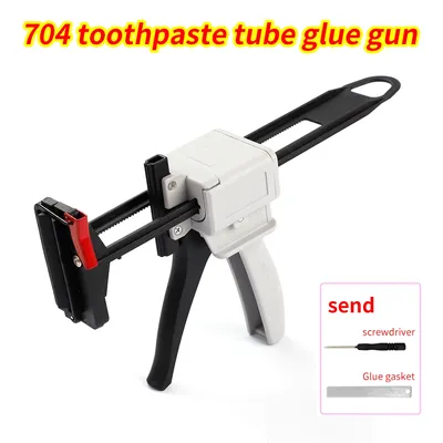 704 Toothpaste tube glue gun Silicone Sealant Gun Manual Glue Gun Auto Repair Tool Manual Extruder