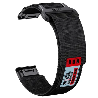 Runcool 22mm 26mm wide Garmin Fenix 7 7X Pro 6 6X 5 5X Plus QuickFit strap instinctive 2 replacement