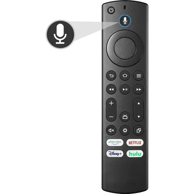 Replacement Voice Remote Control for Insignia Smart TV and Toshiba Smart TVs with Netflix Prime Hulu