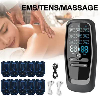 Physiotherapy Tens Muscle Stimulator Electric EMS Acupuncture Body Massage Digital Therapy Slimming