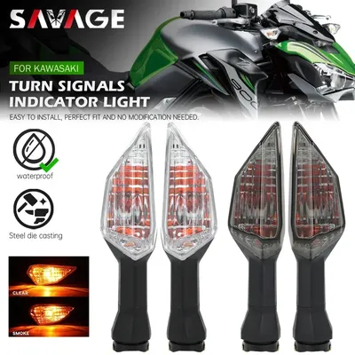 Turn Signal Light For KAWASAKI Z400 Z650 Z800 Z900 Z1000 Z250 Z300 Versys X300 1000 650 KLR NINJA