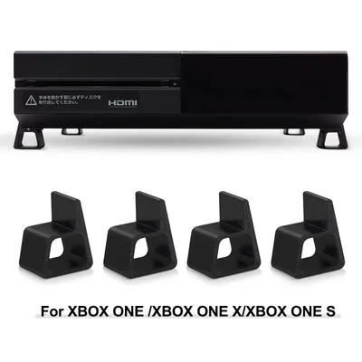 BitFunx 3D Printed Feet Horizontal Stand Cooling Bracket For XBOX One /XBOX One S / XBOX One X Game