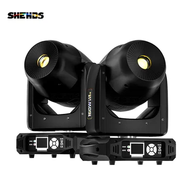 SHEHDS 2PCS LED Spot 160W Moving Head Lighting 8 prism Pattern Dynamic For DJ Disco Home Party