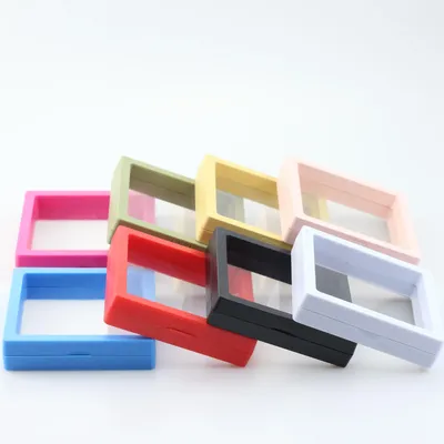 Jewelry Display Storage Box Transparent PE Film Simple Lightweight For Chain Bracelet Earrings Ear