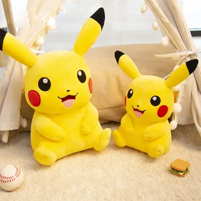 Pokemon Kawaii Pikachu Stuffed Toys Cartoon & Cute Plush Dolls Throw Pillow Birthday Gift For Kids