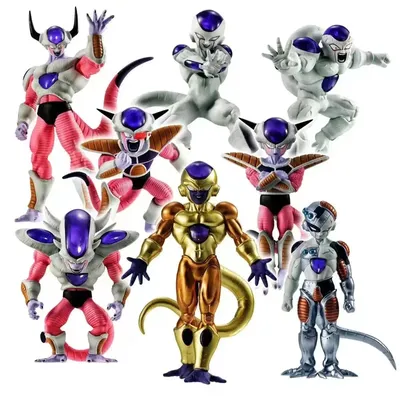 8pcs/Set Dragon Ball Z Frieza Figure Freezer Third Form Figurine PVC Action Figures Collection Model