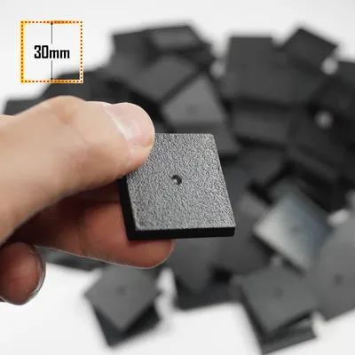 30mm Square Bases for Game Miniatures base and wargame model bases