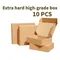 10 pcs super hard white/brown multi-size brown carton packaging wedding party gift chocolate candy