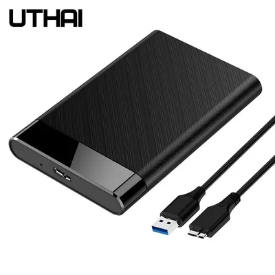 High-Speed External Hard Drive Enclosure with USB 3.0 and SATA III 5Gbps Support for 2.5-Inch