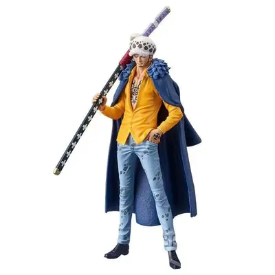 20cm Japanese Anime Figure One Piece DXF Wano Country Trafalgar Law PVC Statue Collection Model Toys