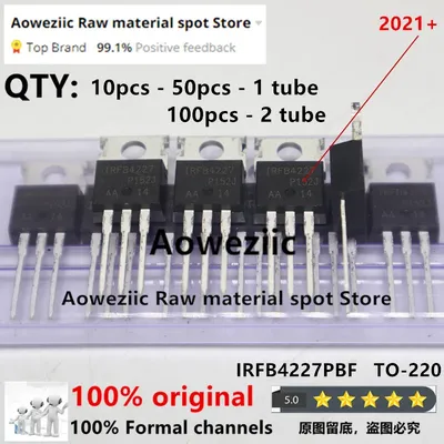 Aoweziic 2024+ 100% New Imported Original IRFB4227PBF IRFB4227 FB4227 TO-220 N-Channel 200V 65A