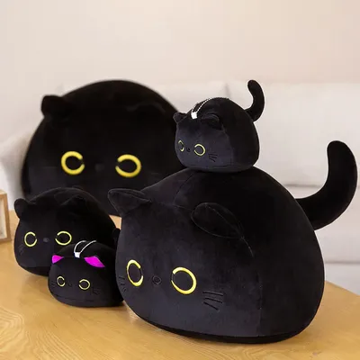 Cuddly Little Cat Plush Pendant Toy Fluffy Kitten Like Real Simulation Animal Plushie Peluche