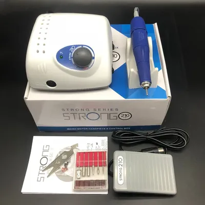 2019 New Arrival 65W 40000RPM Strong 210 105L Brushless Nail Drills Manicure Machine Pedicure