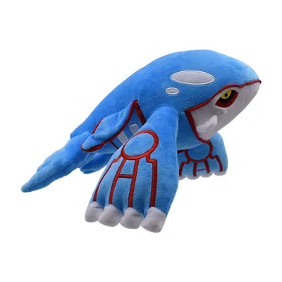 22cm Kawaii Pokemon Kyogre Plush Toy Soft Stuffed Animals Fish Plushies Toys Cute Cartoon Anime