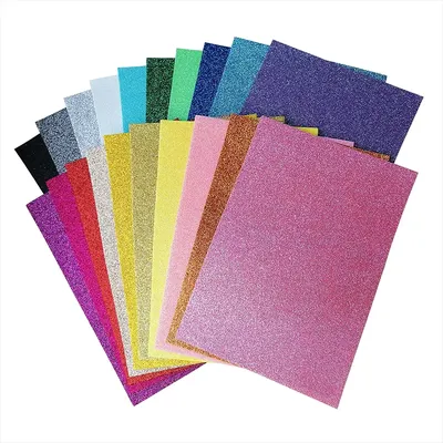 Glitter Craft Felt Fabric Sheets with 20 Colors Choice 20x30cm 10Pcs/Pack for Party & Holiday