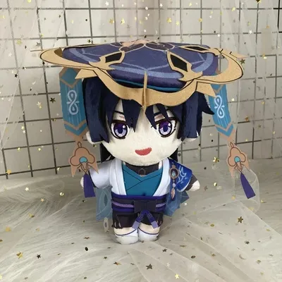 Anime Game Genshin Impact Wanderer Plush Doll Toy Game Cute Soft Stuffed Pillow Adult Children