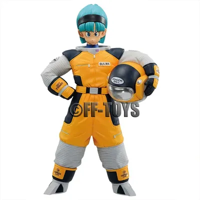 In Stock Dragon Ball Z Bulma Namek Figure Space Suit Bulma Action Figure 21cm Pvc Statue Collection