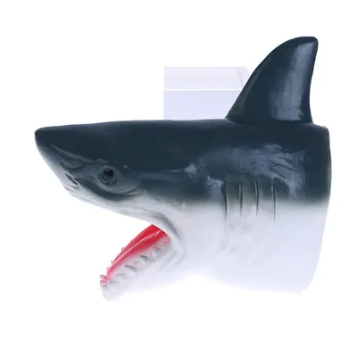 1pc Shark Arm Glove Hand Puppet Toy Soft Rubber Shark Glove Interactive Toy Kids Toys Birthday Party