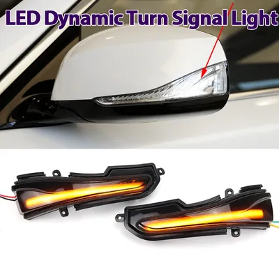 2x Car Side Mirror Blinker Indicator Lamp LED Dynamic Turn Signal Light for Infiniti Q30 Q50 Q60 Q70