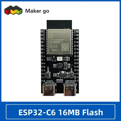 ESP32-C6 16MB Flash ESP32 WiFi+Bluetooth Internet Of Things ESP Development Board Core Board