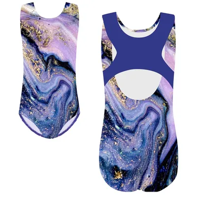 BAOHULU 3-12Y Girls Ballet Leotard Sleeveless Ballerina Practice Training Clothes O-Neck Gymnastics