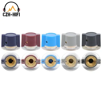 1PC AUDIO KNOB 26*18mm Bakelite PLASTIC Vintage Marconi Neve Set Pointer Knob For Guitar AMP Cabinet