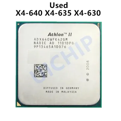 100% Original Athlon II X4 630 X4-630 2.8GHz Quad-Core CPU Processor ADX630WFK42GI x4-635 X4 635