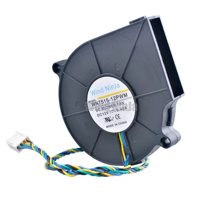 75mm fan BB7515BU B127515BU DC12V 0.40A 4pin 5000rpm Centrifugal turbine blower cooler cooling fan