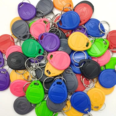 50pcs 125KHz T5577 EM4305 Keyfobs Rewritable Duplicate RFID Tag 5200 Proximity Copy Access Card ID