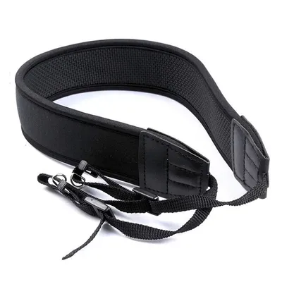 Universal Neck Shoulder Strap Belt Camera Shoulder Neck Straps Adjustable Thick Anti-slip Black