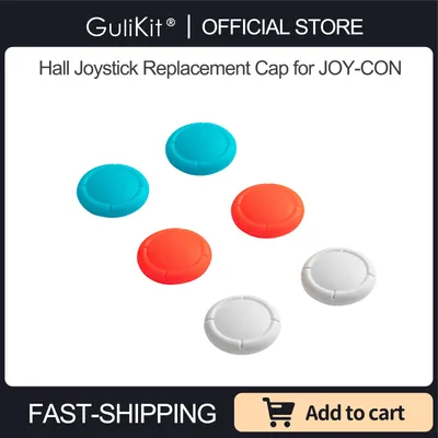GuliKit NS42 Hall Joystick Replacement Cap for JOY-CON Replace Shell Cmpatible with GuliKit Hall