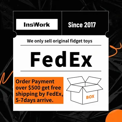 ForInsWork Store EDC Spinning Top Fidget Toys VIP Customer Service FedEx Shipping Push Slider Fidgeting Spinnerping Fee