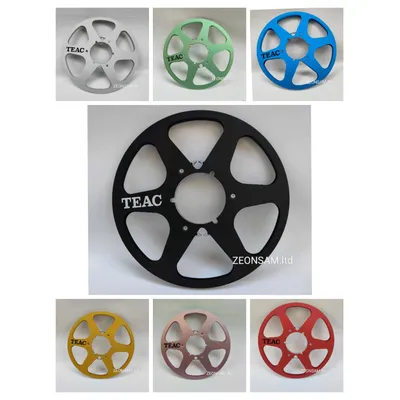 TEAC 10.5" X 1/4" Inch Empty Tape Reel Nab Hub Reel-To-Reel Recorders Accessory Empty Aluminum Disc