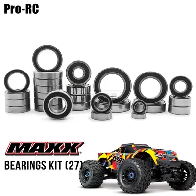 27Pcs Complete Ball Bearings Kit For 1/10 Traxxas MAXX WideMAXX 4S 89086-4 Rc Monster Truck Car Part